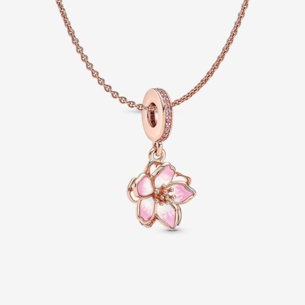 🆕CHERRY Blossom Pendant Necklace Set